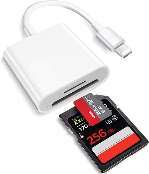 apple lightning smart card reader|lightning to sd card camera reader.